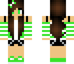 cute green girl