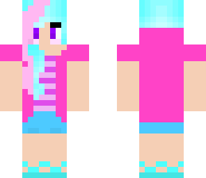 cotton candy girl