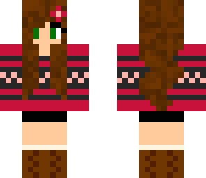 winter girl pink