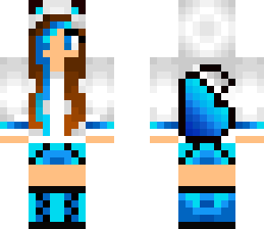 blue wolf girl