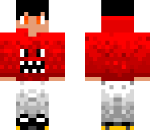 cool red hoodie gamer