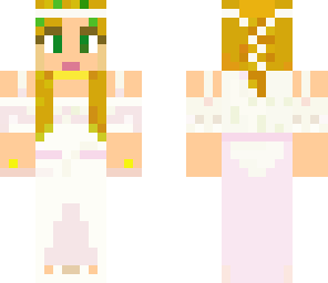blonde girl wedding dress