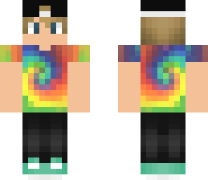 tie dye boy