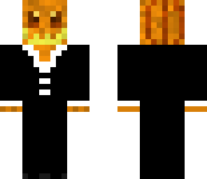 pumpkin in tuxedo