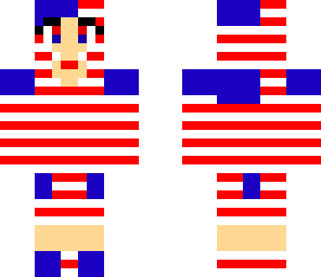 patriotic usa female 