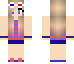 red 'n' blue girl