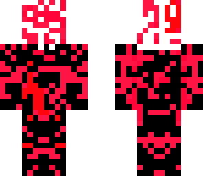 red black