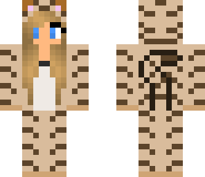 tabby cat skin with tail