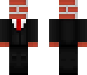 bricks in a suit