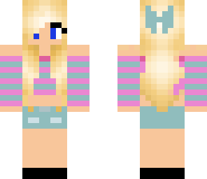 pretty in pink and blue