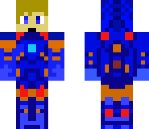 blue iron man