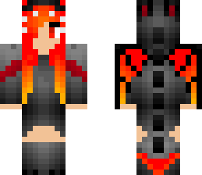 black dragon girl edit