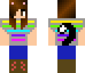 rainbow cool girl