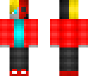 red skeleton half