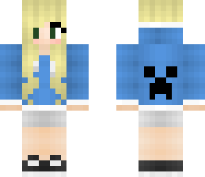 blue creeper girl