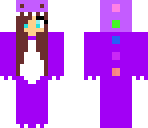 purple dino girl