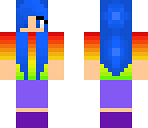 rainbow girl