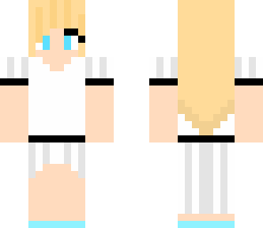 white dressed girl