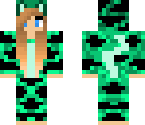 green tiger onesie