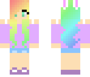 rainbow girl