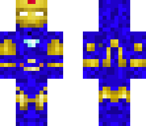 blue iron man