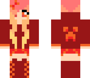 flame creeper girl
