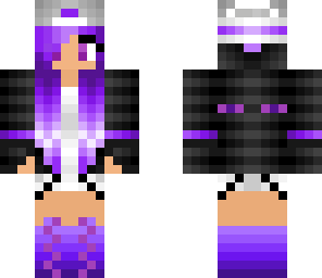 purple enderman girl