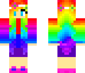 rainbow girl