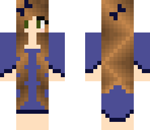 blue dress