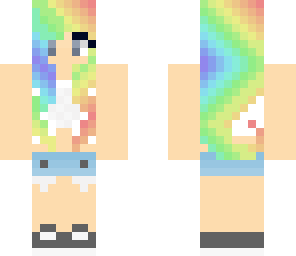 rainbow hair