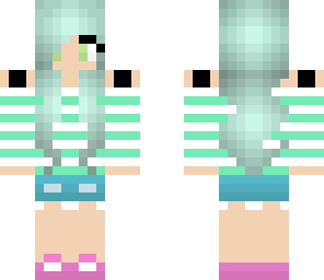 cute aqua girl