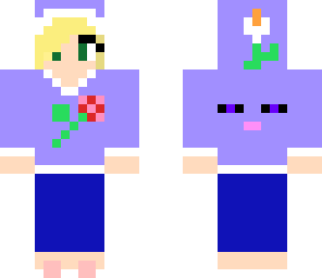 flower hudie girl
