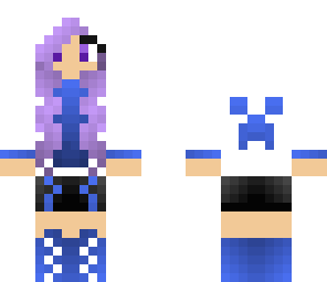blue creeper girl