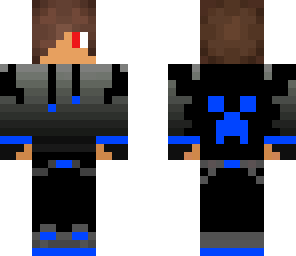 blue emo boy