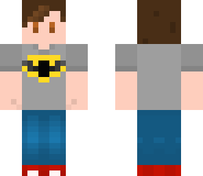 eu com camisa batman