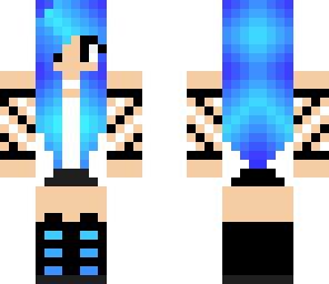 blue girl