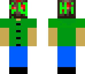 plasma golem head with cool clothes