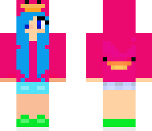 pink duck girl