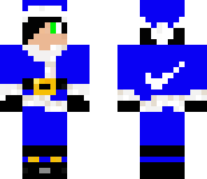 blue santa