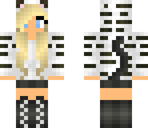 edited zebra girl