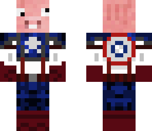 derpy cptain america pig