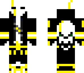 cool skull yellow