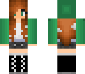 green hoodie