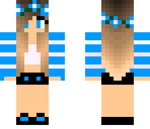 cute striped girl