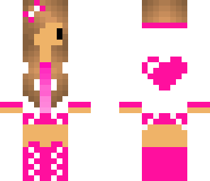 chibi love heart girl edit