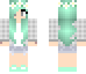 cute mint hair