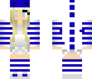 edited blue dino girl