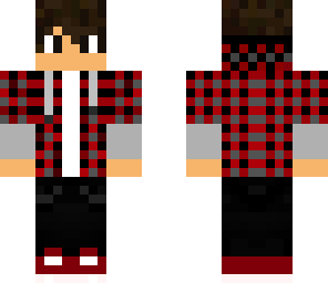 red plaid boy