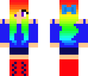 rainbow girl