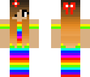rainbow girl